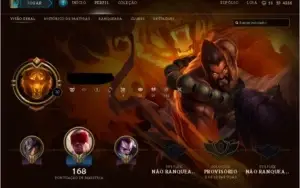 Conta de lol com borda de G3