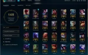 Conta de lol com borda de G3