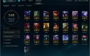 Conta de lol com borda de G3