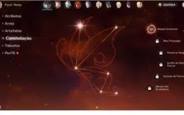 CONTA (AR27) GENSHIN IMPACT C/ (HUTAO C1 E DILUC 5⭐)