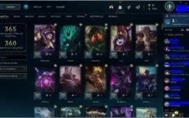 CONTA DE LEAGUE OF LEGENDS, LEVEL 318, 43 SKINS