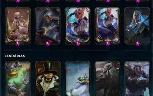 Conta de lol com 351 skins e full acesso