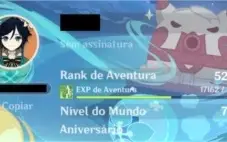 AR 52 Ayaka, Zhongli, Mona C2, Venti, Lança de Jade