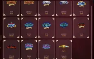 Conta Hearthstone 387 Lendárias (Toda Coleção Do Padrão)