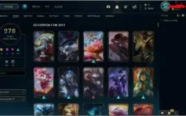 Vendo conta lol do ano de 2013 com varias skins
