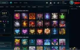 Vendo conta lol do ano de 2013 com varias skins