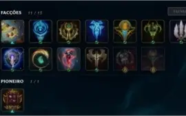 CONTA DIAMANTE 4 SMURF, VARIAS SKINS