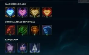 CONTA DIAMANTE 4 SMURF, VARIAS SKINS