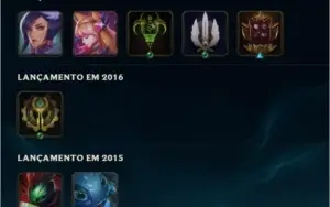 CONTA DIAMANTE 4 SMURF, VARIAS SKINS