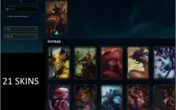 conta de LEAGUE OF LEGENDS 2013 (07 ANOS)