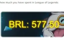 conta de LEAGUE OF LEGENDS 2013 (07 ANOS)