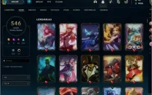 Conta de lol + valorant 500+ skins
