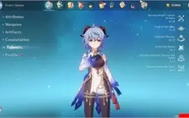 AR 51 GANYU + XIAO + KLEE + JEAN E ALOY