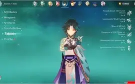AR 51 GANYU + XIAO + KLEE + JEAN E ALOY