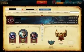 acc GOLD 3, 9 skins, 4 pgs d runas - League of Legends