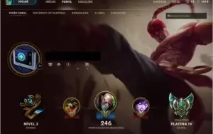 Conta Platina 4 / 78 Skins / 6 Paginas de runas