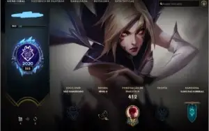 CONTA LOL - DIAMANTE 4 SEASON PASSADA - 137 SKINS