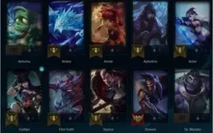 Conta lol platina 1