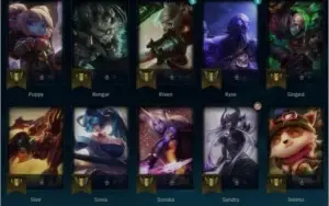 Conta lol platina 1