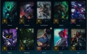 Conta lol platina 1