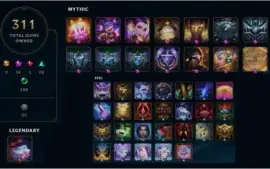 Conta LOL Diamante 2 - 256 skins - Muito boa para main ADC