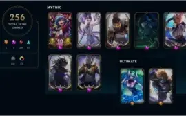 Conta LOL Diamante 2 - 256 skins - Muito boa para main ADC