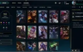 Conta lv88 20 skins 30k de essência Gold 4