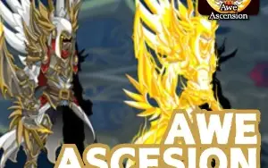 Conta AQW com 3 classes de calendário e muitos HARD FARM