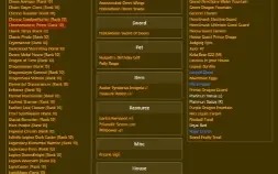 Conta AQW com 3 classes de calendário e muitos HARD FARM