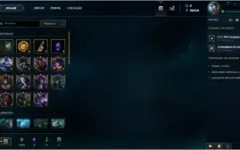 Conta lv 88, 20 skins, 30k+ de essencia, 53 campeões
