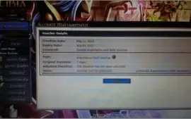 VENDO MS, LEVEL 104,  MUNDO HYDERA!  8 DV!