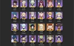 conta genshin impact AR58 ✨ zhongli, albedo, eula e mais!