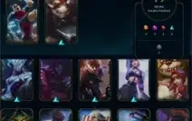 Conta Platina 3 - League of Legends - Várias skins lendárias