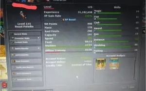 Paladino lvl 125
