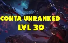 CONTA UNRANKED LVL 30 SMURF