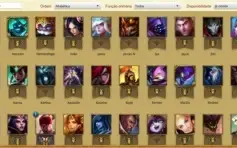 Conta League of Legends Prata 116 Champions + 109 Skins