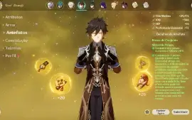 GENSHIN IMPACT - AR58, 26T5, Kazuha, Zhongli, Ayaka, Furina,