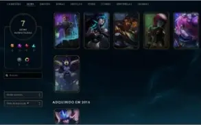 Conta de League of Legends