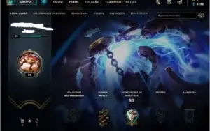 Conta do lol com passe!