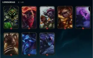 Diamante 4 / 86 Skins Ótimas