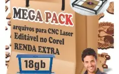 Pacote De Arquivos Para Cnc Router 80mil Arquivos