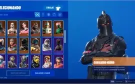CONTA FORTNITE (PC) TODAS AS TEMPORADAS COM CAVALHEIRO NEGRO