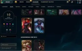 Conta Lol Unranked 29 Campeoes 10 Skin