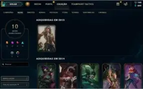 Conta Lol Unranked 29 Campeoes 10 Skin
