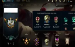 Conta LOL todos os Campeões 324 skins lvl 284