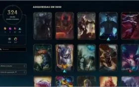Conta LOL todos os Campeões 324 skins lvl 284