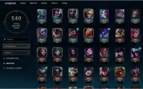 Conta lol - Platina, todos os campeões, 75 skins