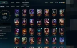 CONTA DE LEAGUE OF LEGENDS