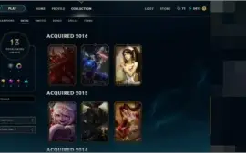 CONTA DE LEAGUE OF LEGENDS