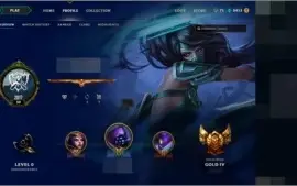 CONTA DE LEAGUE OF LEGENDS